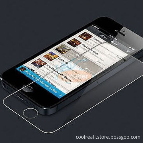Premium Ant-smudge Hot Sale Tempered Glass Screen Protector for iPhone 5, anti-scratch